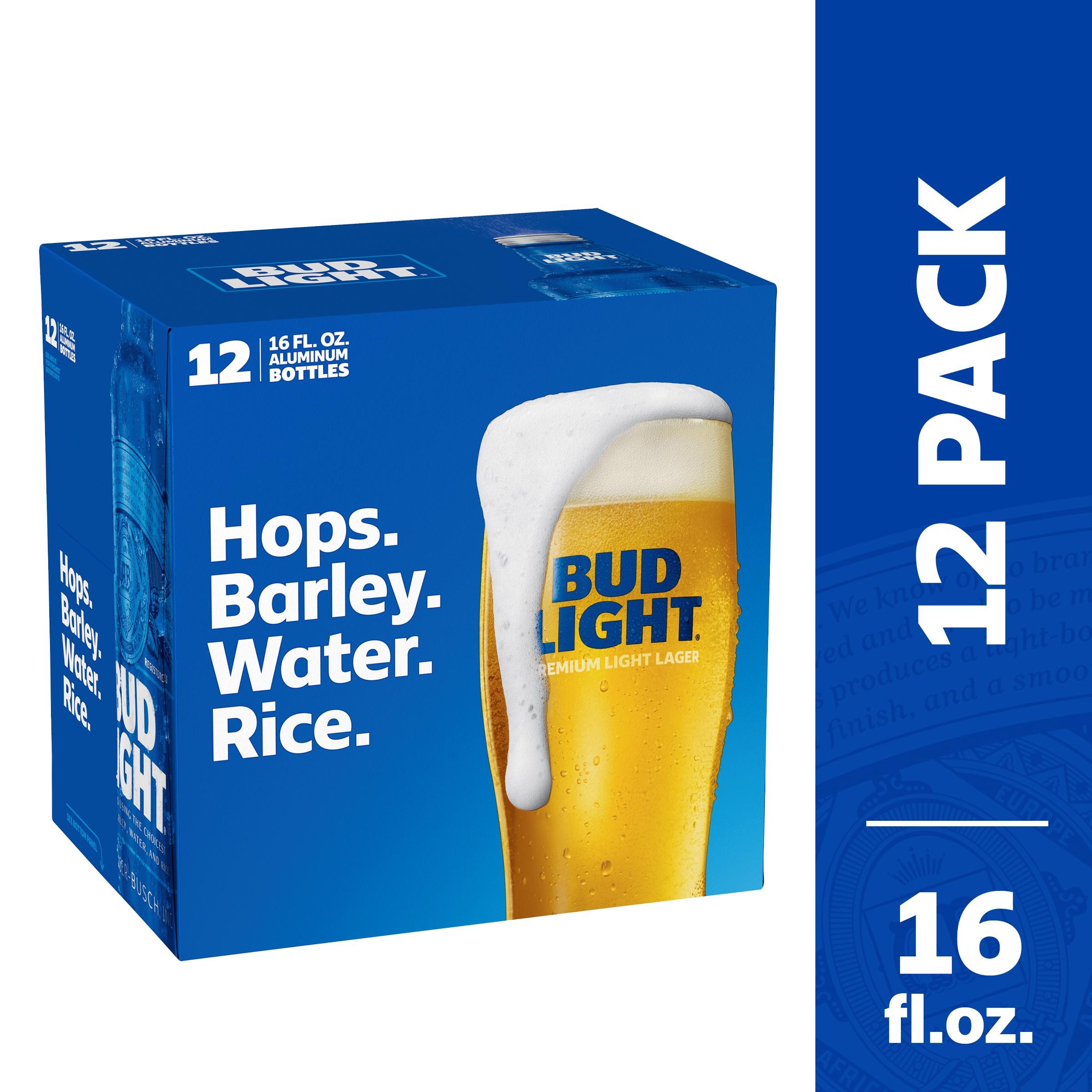 Bud Light Beer Aluminum - 12 Pack