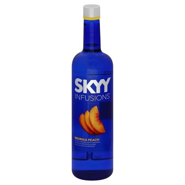 SKYY Infusions Georgia Peach Flavored Vodka - 750ml Bottle