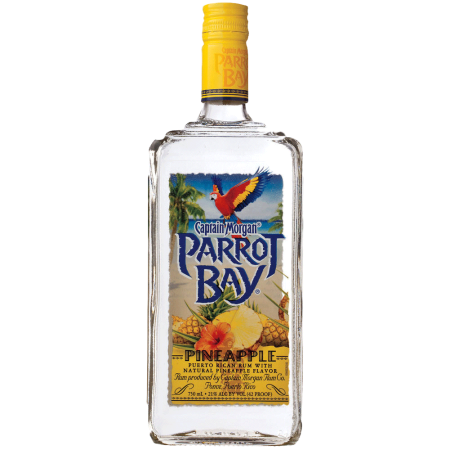 Parrot Bay Pineapple Rum Flavored 750 ML