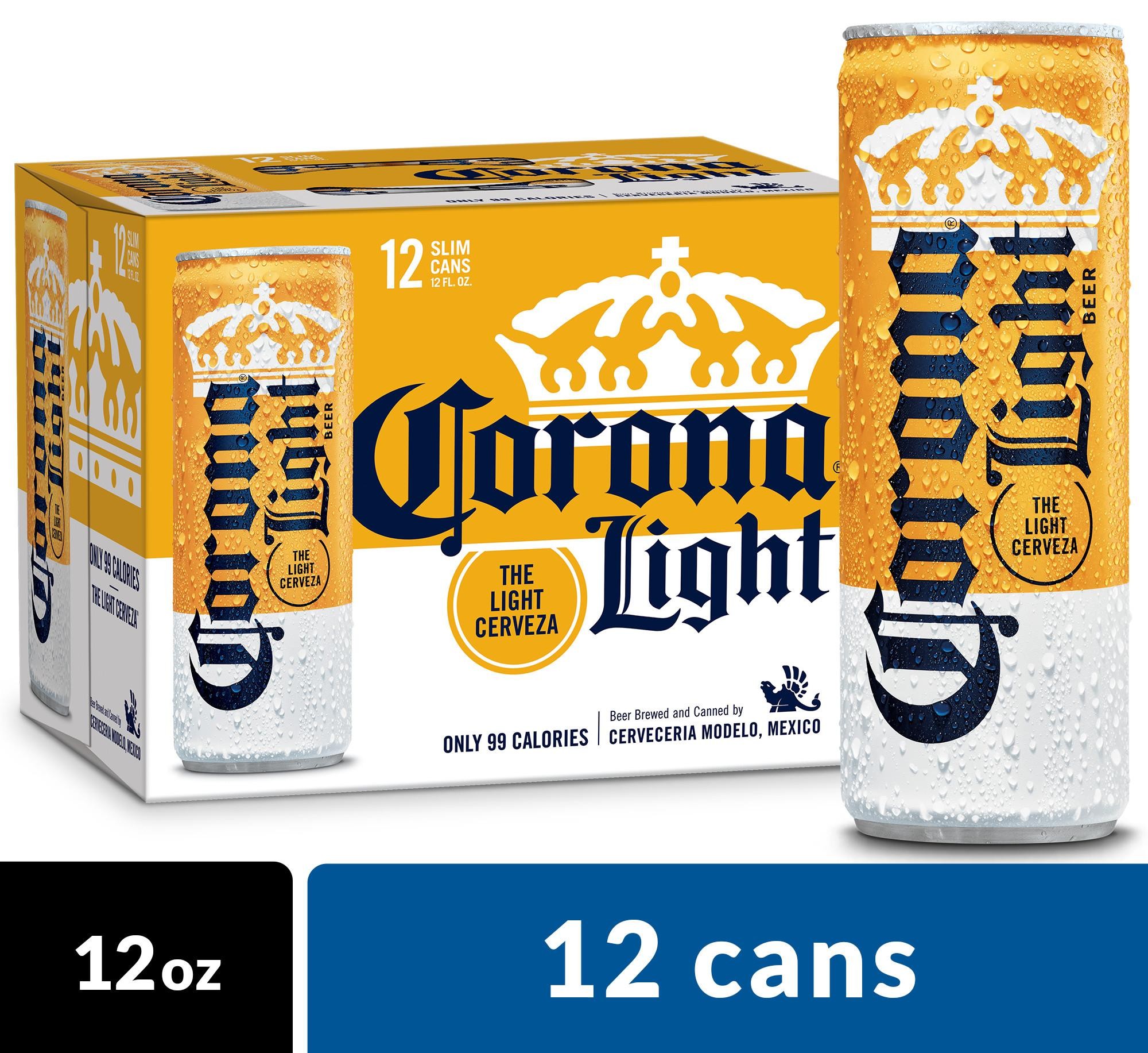 Corona Light Beer 12pk can