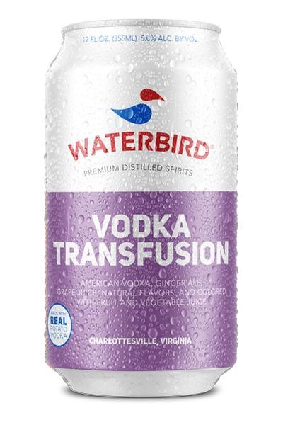 Waterbird Vodka Transfusion Canned Cocktail Ready-to-drink - 4x 12oz Cans