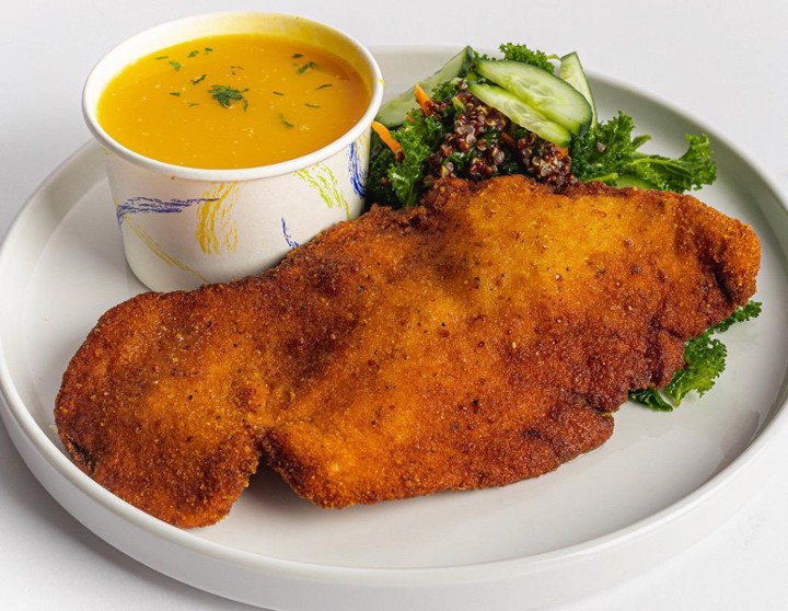 Chicken Schnitzel Plate