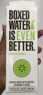Boxed Water Is Even Better with Cucumber