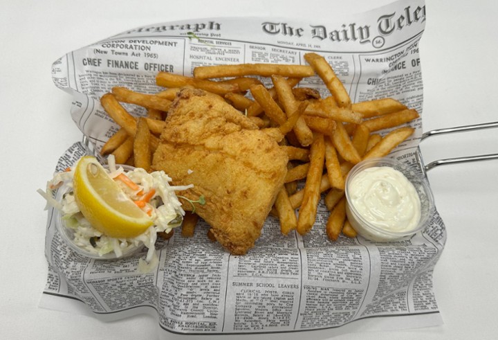 FRIED LOCAL WHITE FISH PLATE