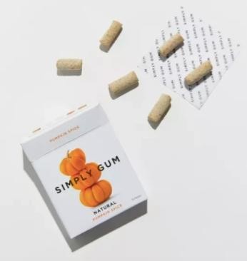 Pumpkin Spice Natural Chewing Gum