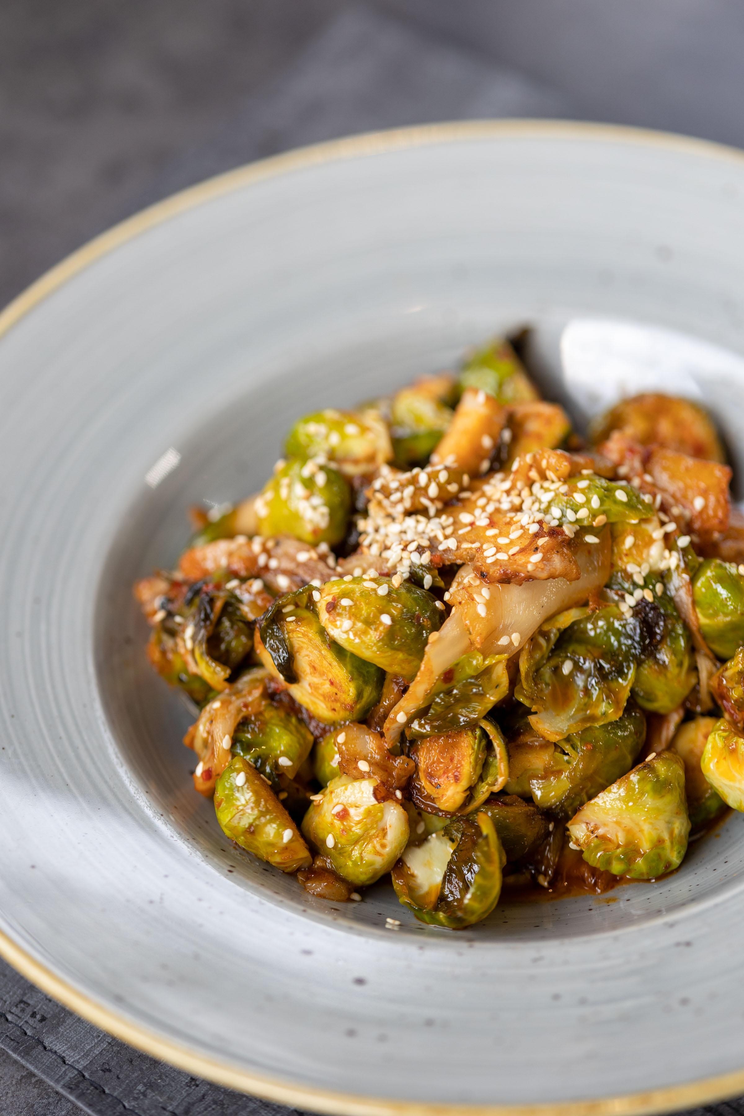 Korean Brussels Sprouts