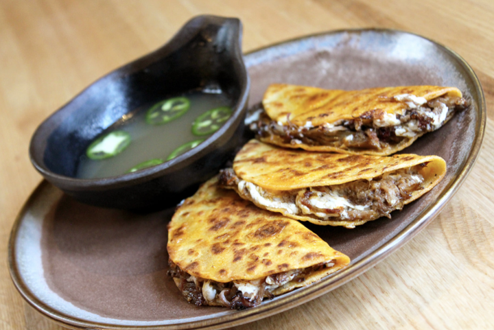 Beef Barbacoa Mini Quesadillas