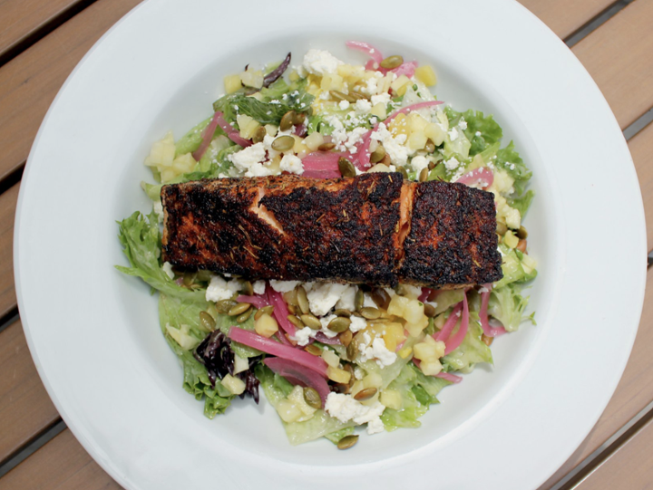 Blackened Salmon Salad