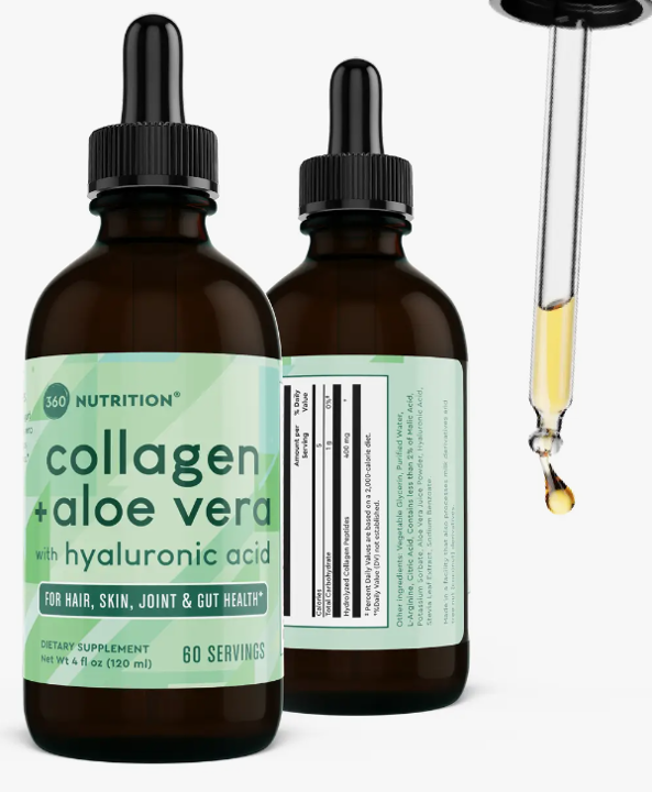 360 Nutrition Drops - Collagen & Aloe Vera