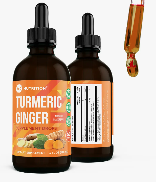 360 Nutrition Drops - Turmeric Ginger