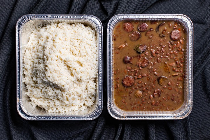 Red Beans & Sausage, with Rice