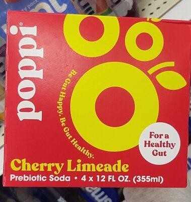 Poppi Cherry Limeade 4pk Cans