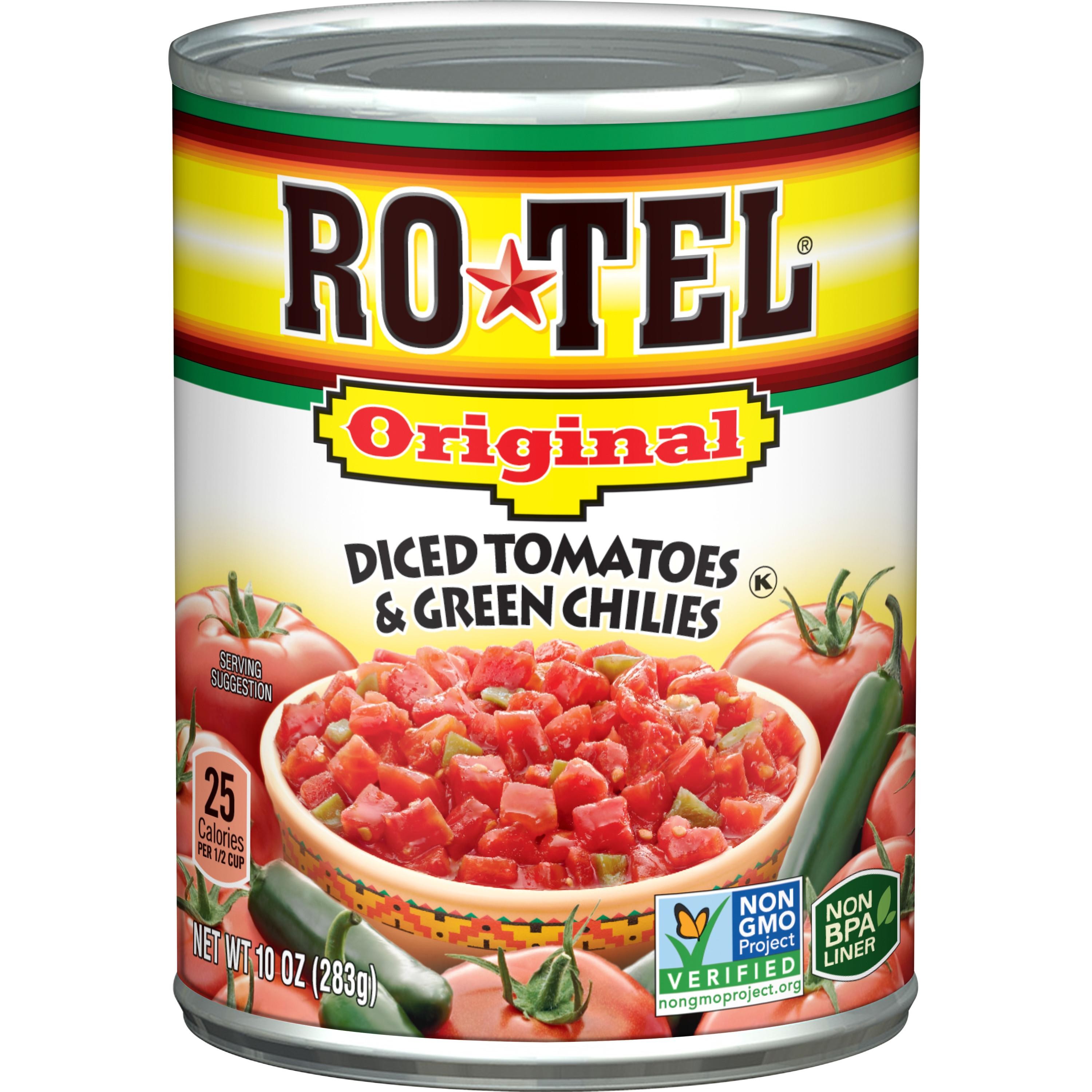 Rotel Diced Tomatoes & Green Chilies Original - 10.0 Oz