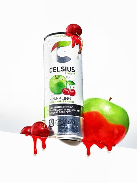 Celsius Green Apple Cherry