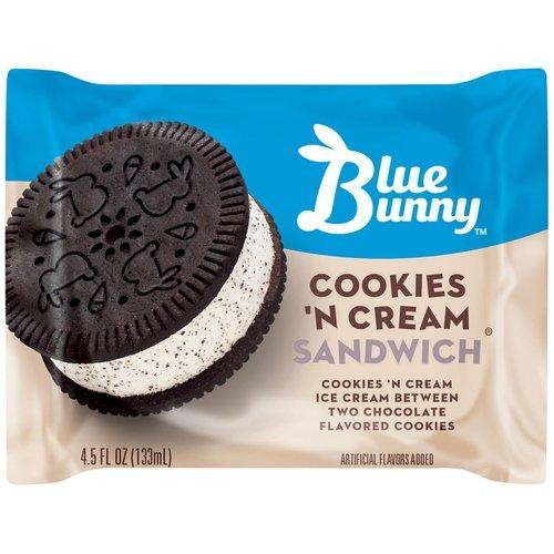 Blue Bunny Cookies 'N Cream Sandwich