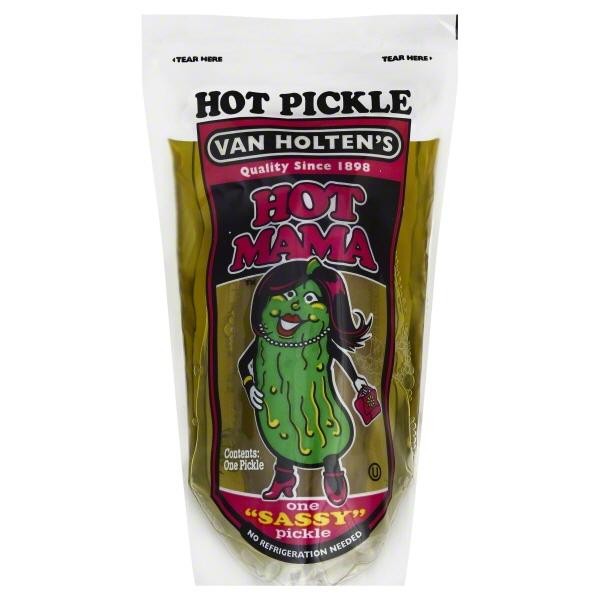 Hot Mama Pickle in Bag