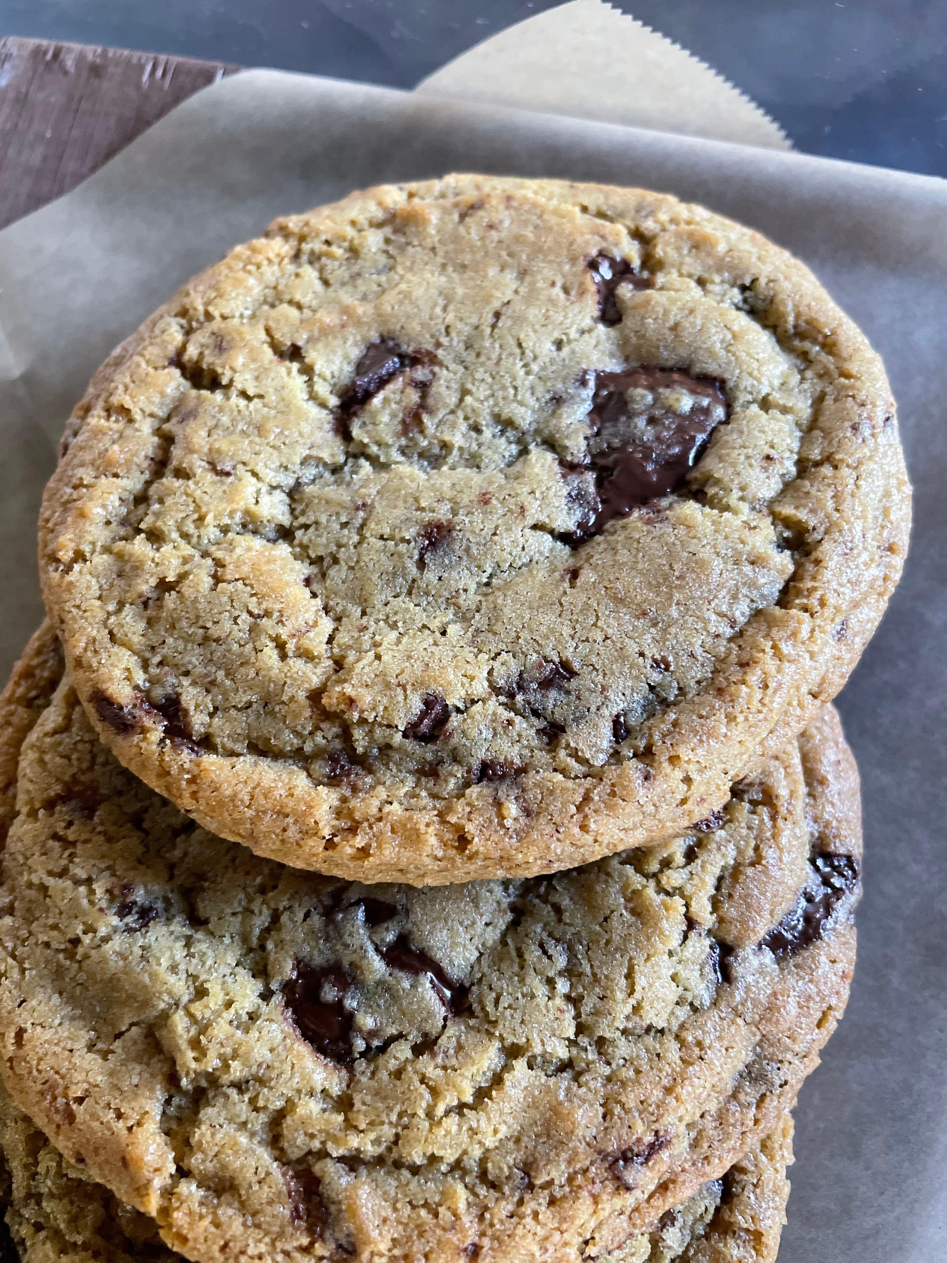 Browned Butter Sea Salt Chocolate Chip Cookie
