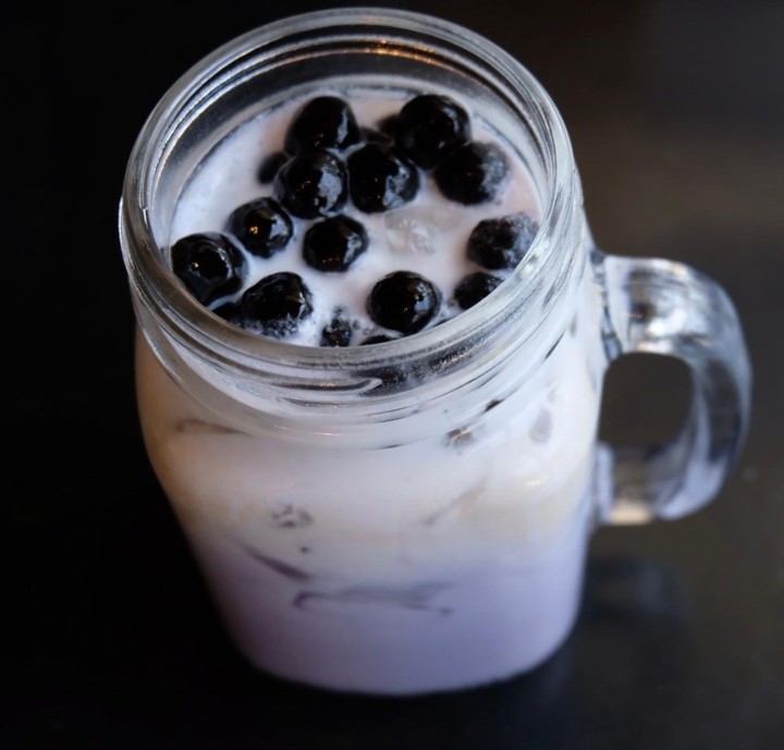 Taro Milk Tea W/ Tapioca Pearls