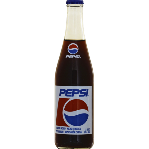 Pepsi glass bottle