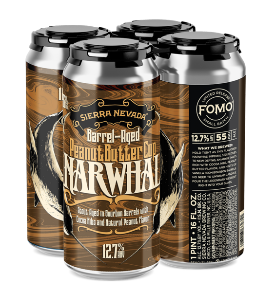 Barrel Aged Peanut Butter Cup Narwhal - 4 Pack