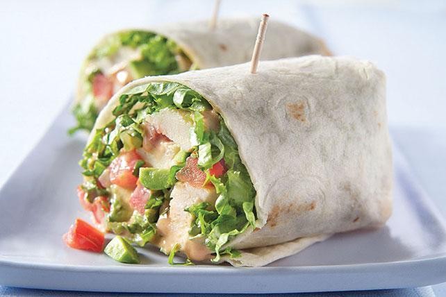 Philly Chicken & Avocado Wrap Let Tom onion