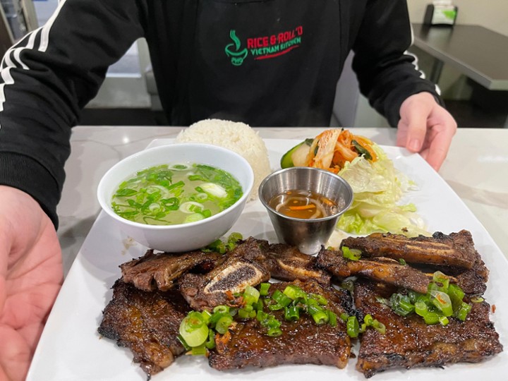 Beef Short Ribs over Rice