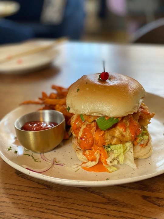 Rock Shrimp Burger