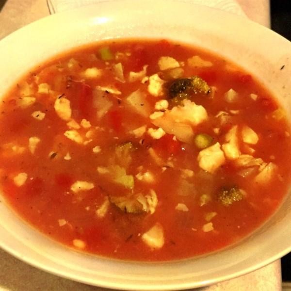 Manhattan clam chowder TO