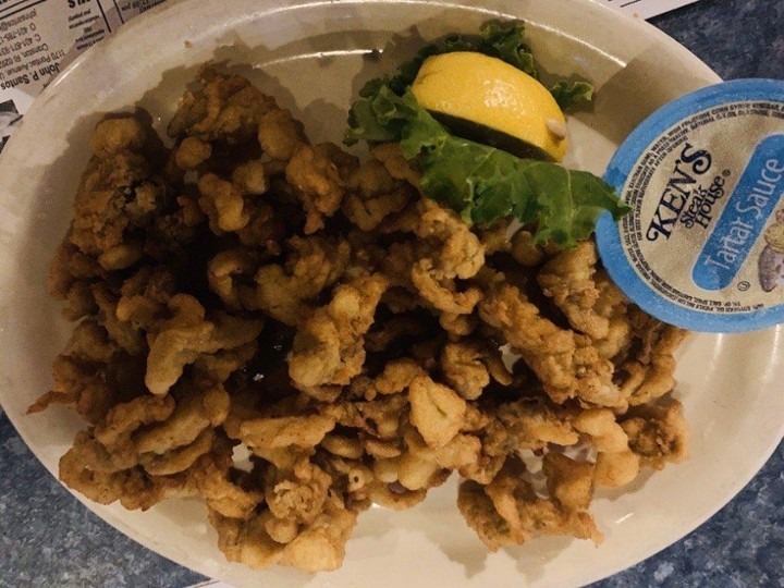 Fried whole belly clams TO
