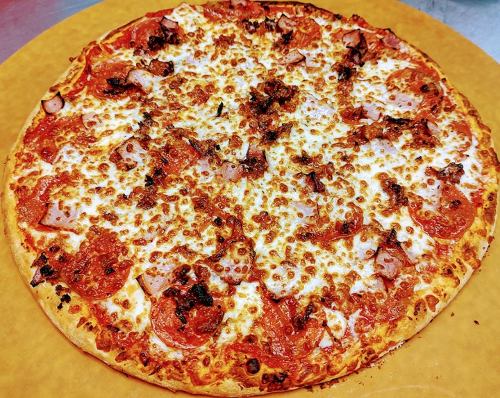 10" MEGA MEAT PIZZA