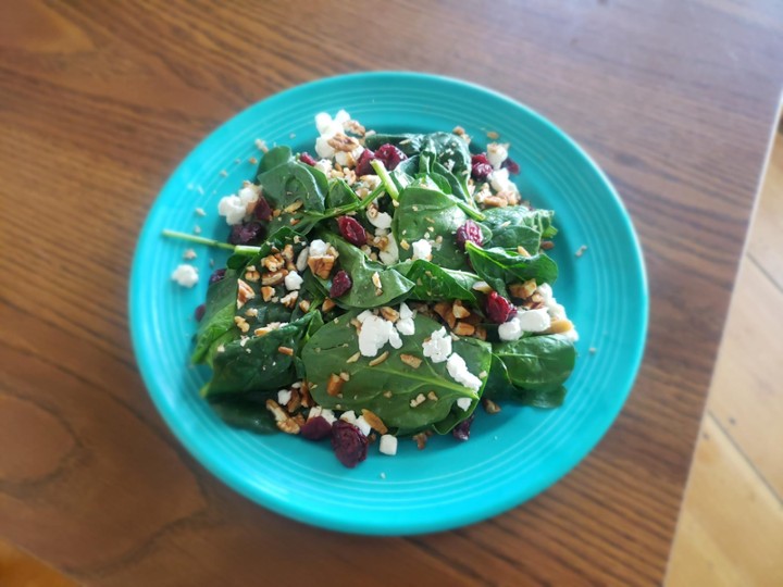 Spinach Goat Cheese Salad