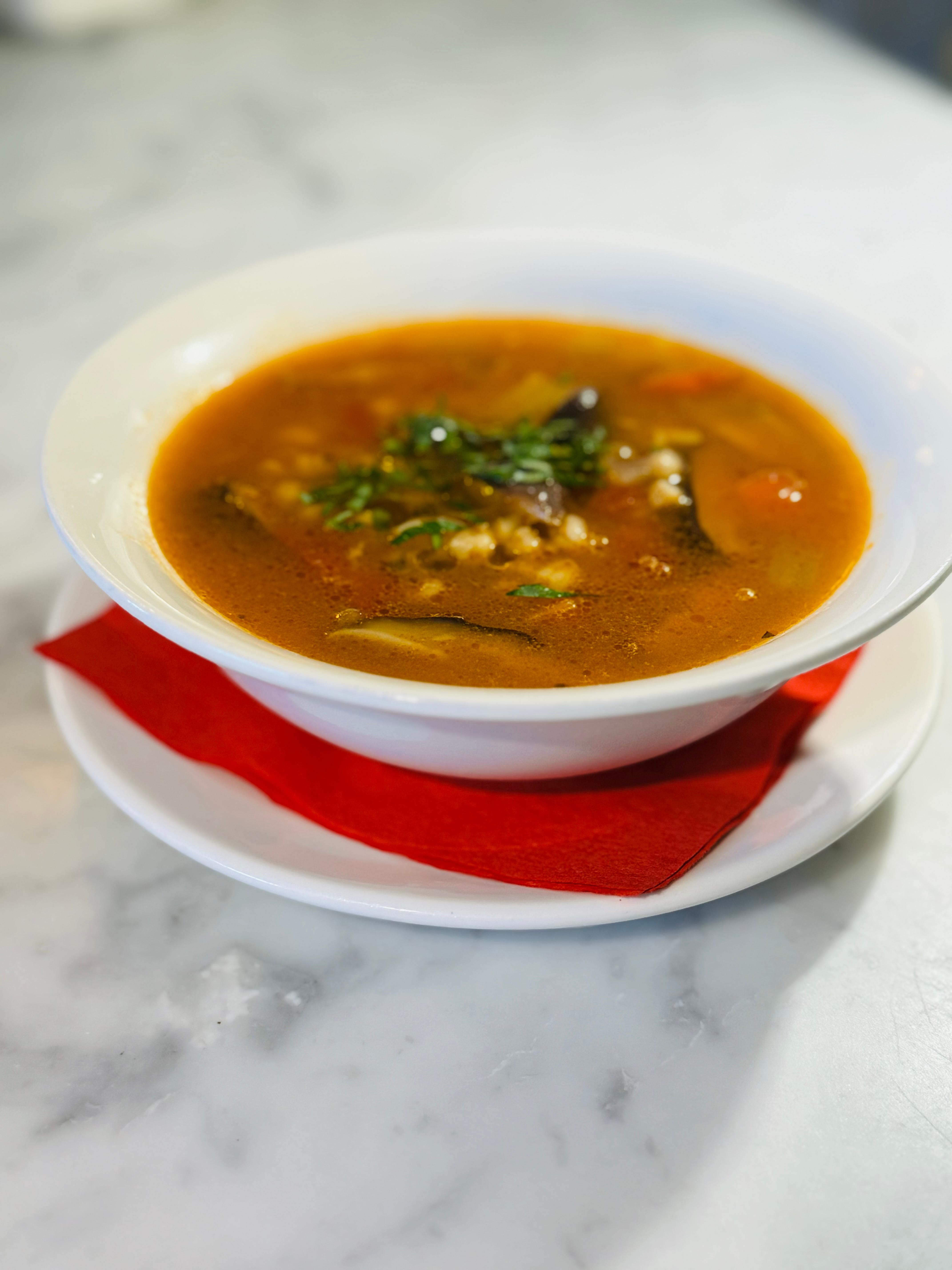 Soup: Farro / Mushroom