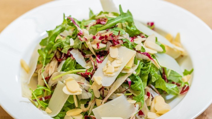 Kale, Radicchio  Salad with Parm, Walnuts