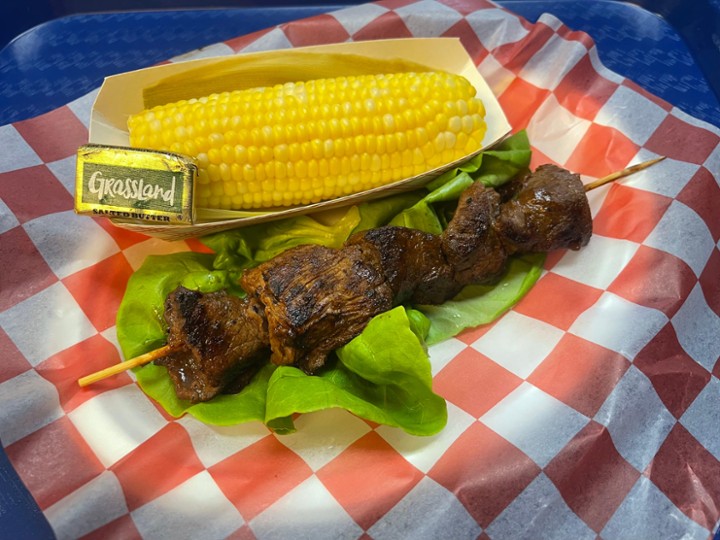 Sirloin Steak Tips + Corn 😇