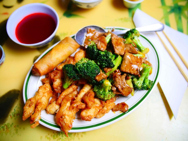 CS1 Beef and Broccoli & Sweet and Sour Chicken