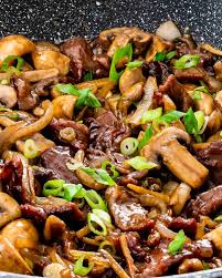 Beef and Mushroom Stir Fry 