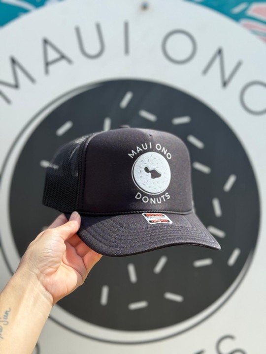 Black Trucker White Logo