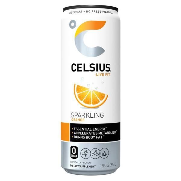 Celsius Sparkling Orange (12oz Can)