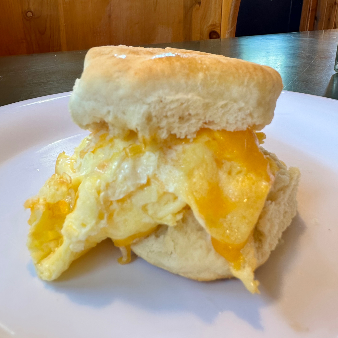 Cheddar, and Egg Biscuit