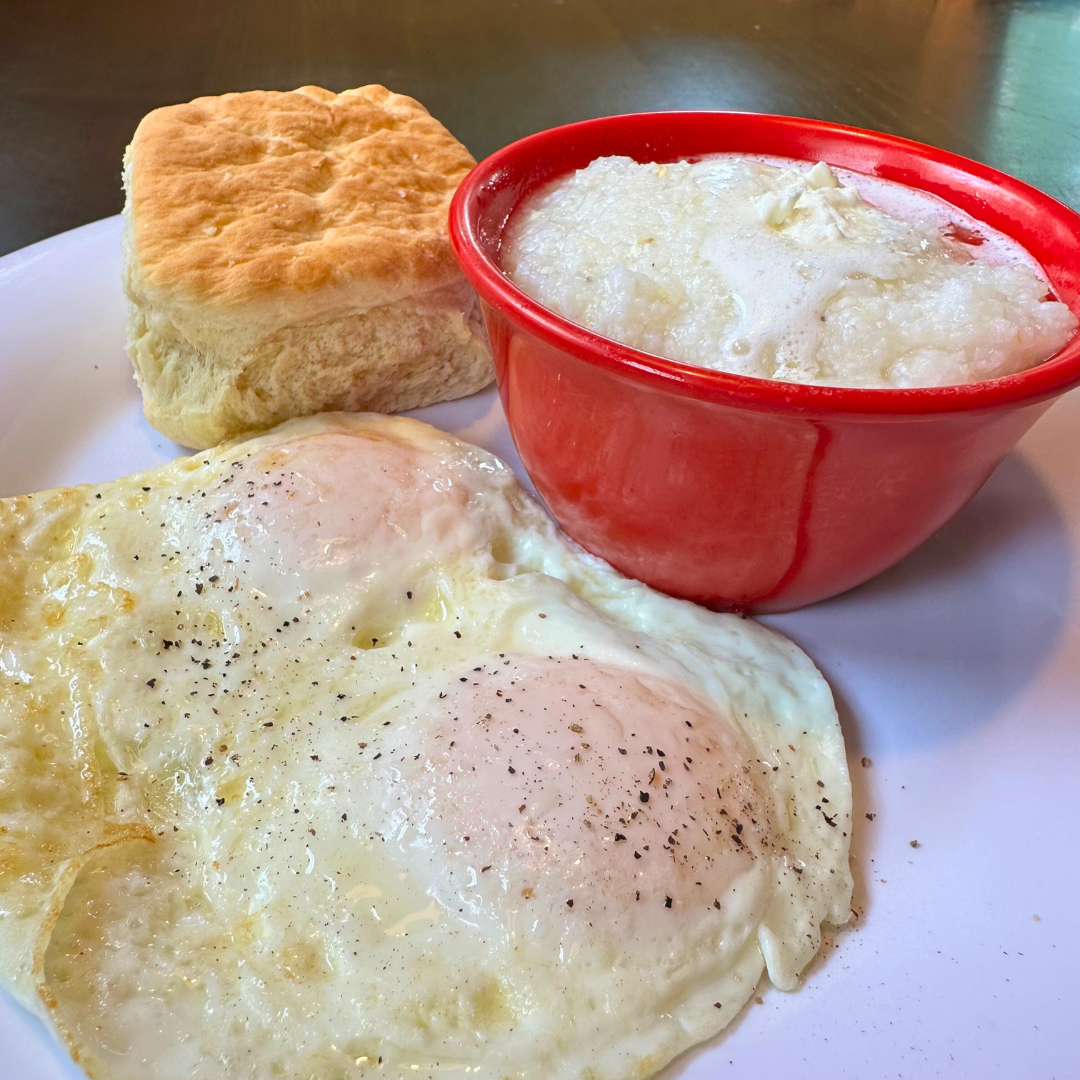 Cup of Grits, Eggs & Biscuit