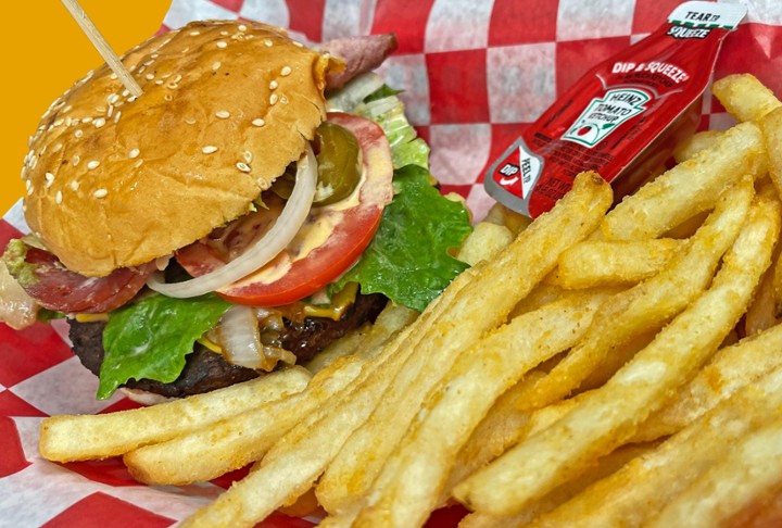 Mexican Burger & Fries