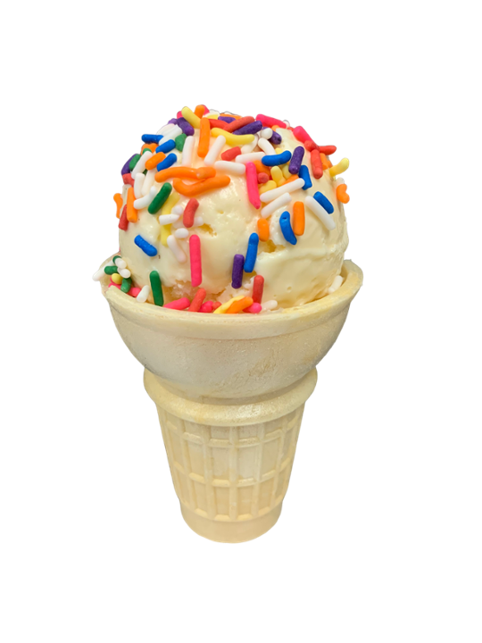 SPRINKLES CONE (ice cream cone)
