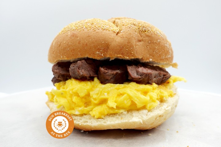 Filet Mignon, Egg & Cheese