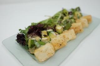 Crispy Tofu Avocado Salad