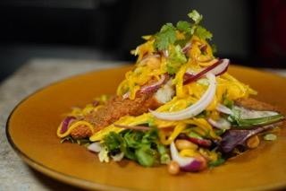 Crispy Bronzini Mango Salad