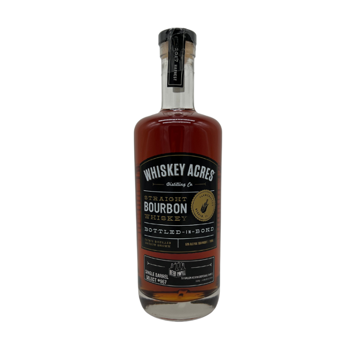 Whiskey Acres x Beer on the Wall Bottled In Bond Straight Bourbon Whiskey