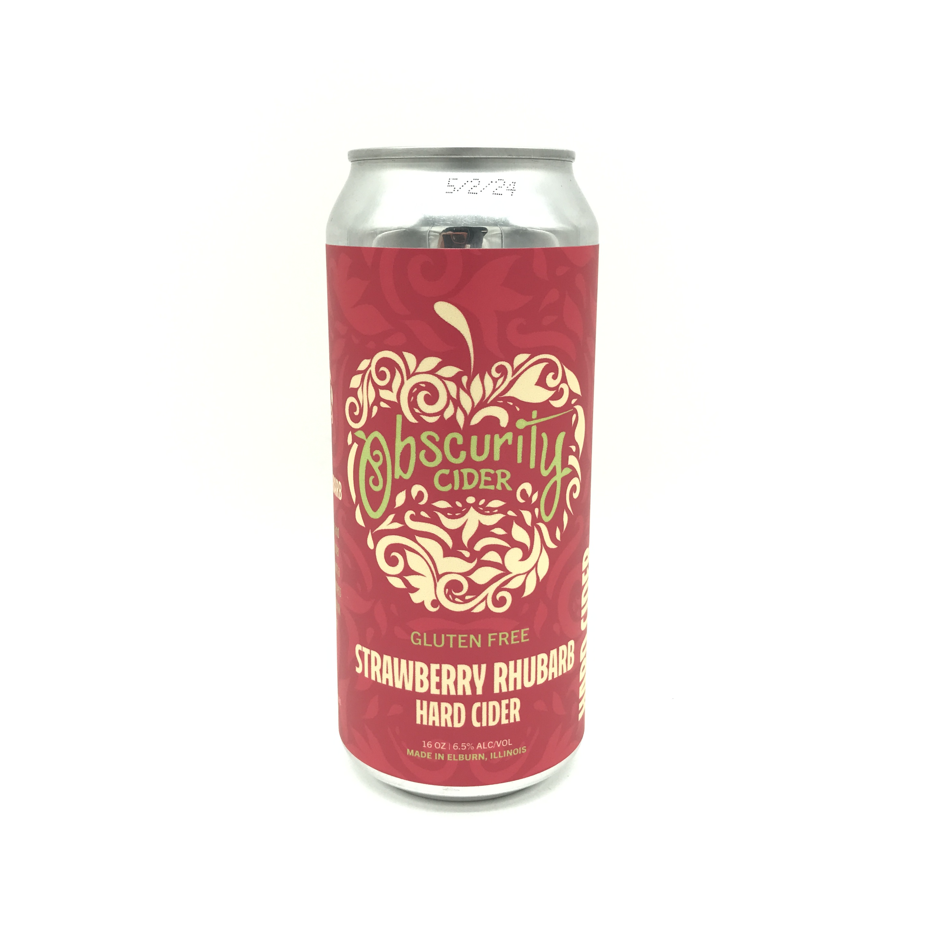 Obscurity Cider - Strawberry Rhubarb