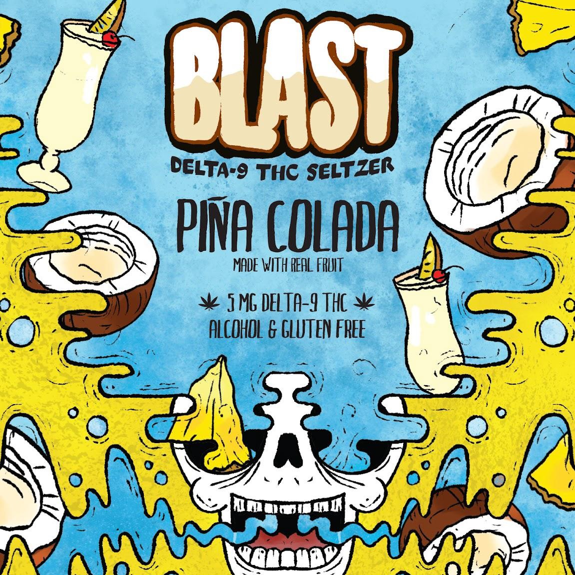 The Brewing Projekt - Blast: Piña Colada (Non-Alcoholic / 5mg Delta-9 THC)
