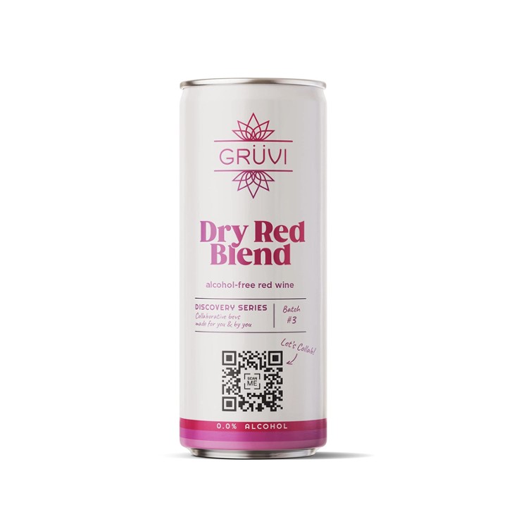 Grüvi Dry Red Blend (Non-Alcoholic / 8.4oz Can)
