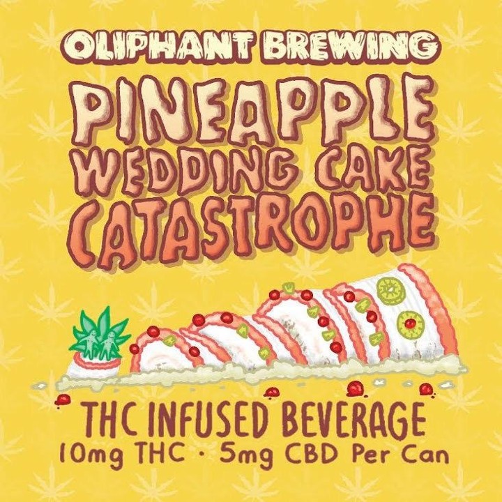 Oliphant - Pineapple Wedding Cake Catastrophe (Non-Alcoholic / 10mg of Delta-9 THC / 5mg of CBD)